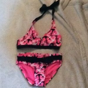 NWOT girls two piece swim suit.